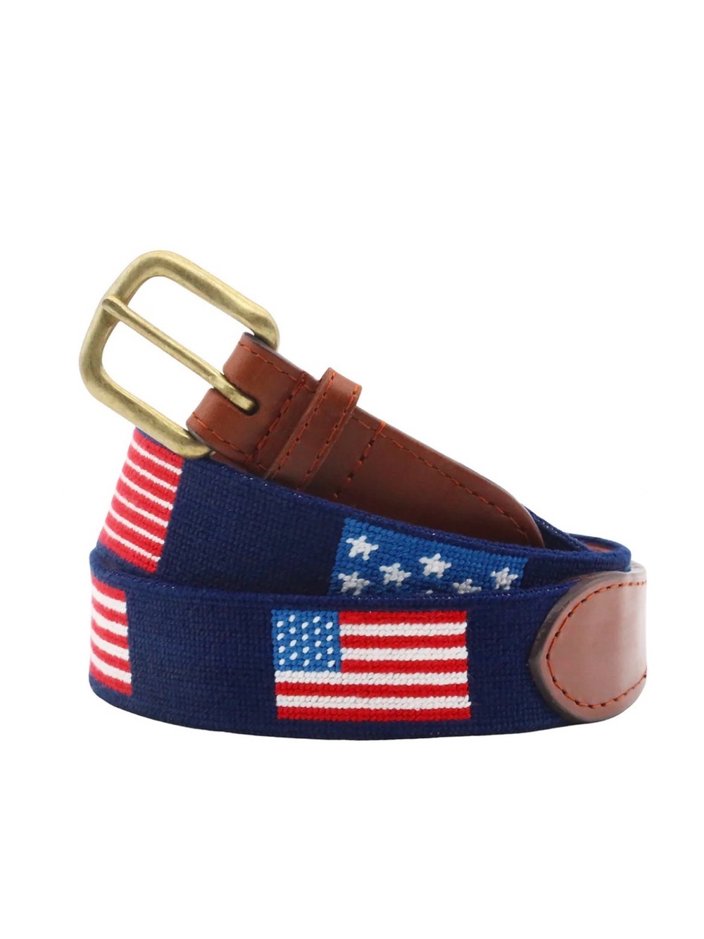 Smathers and Branson "Flags of our Fathers" Belt - Dark Navy - Size 38 - NWT